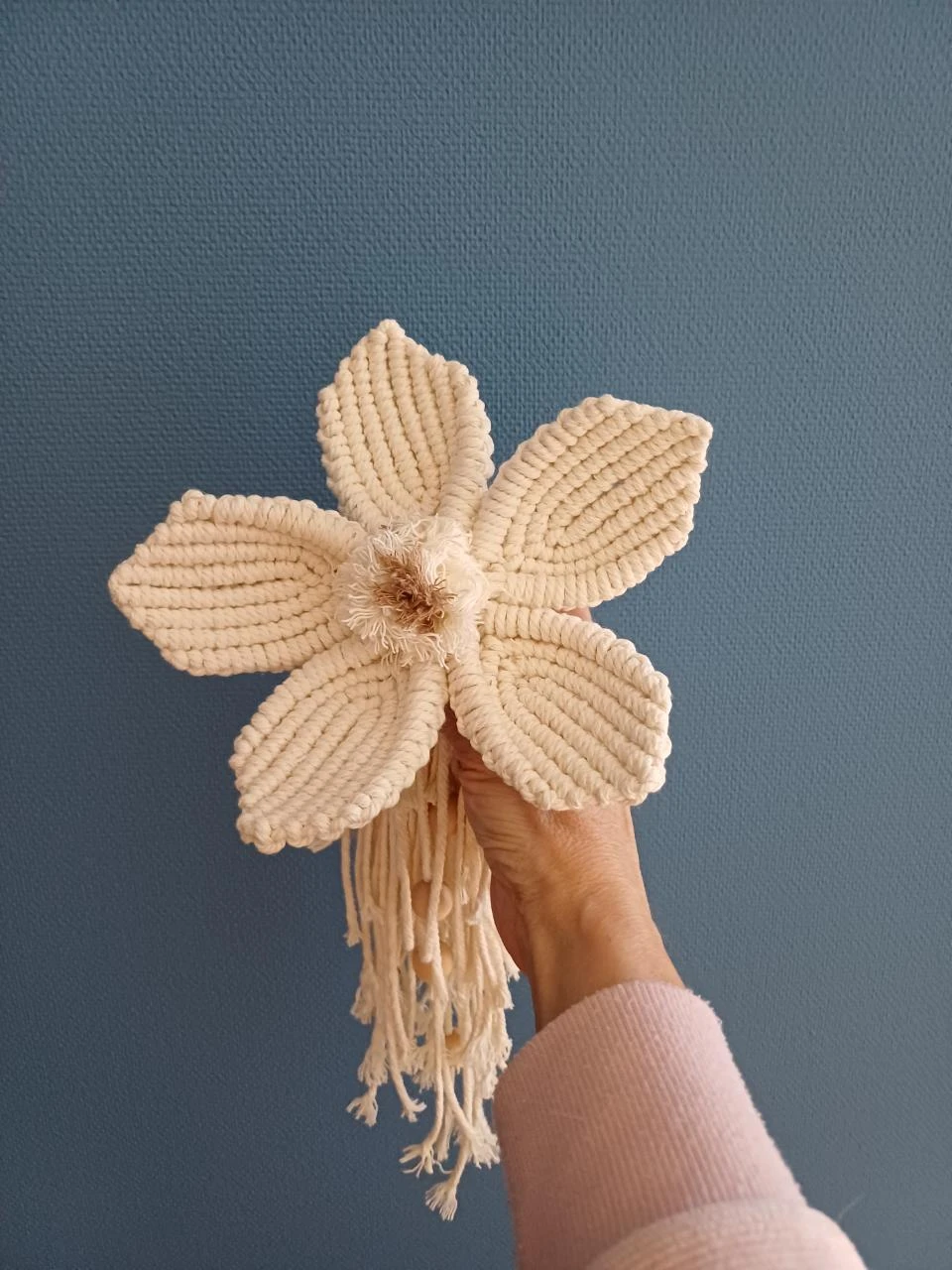 Flor de macramé – photo 4